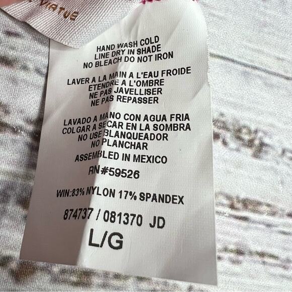 BECCA Women's Large Color Prism Bottom Wine Purple New Strappy Cut Outs - Picture 7 of 8